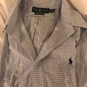 Long sleeve Ralph Lauren button down shirt.